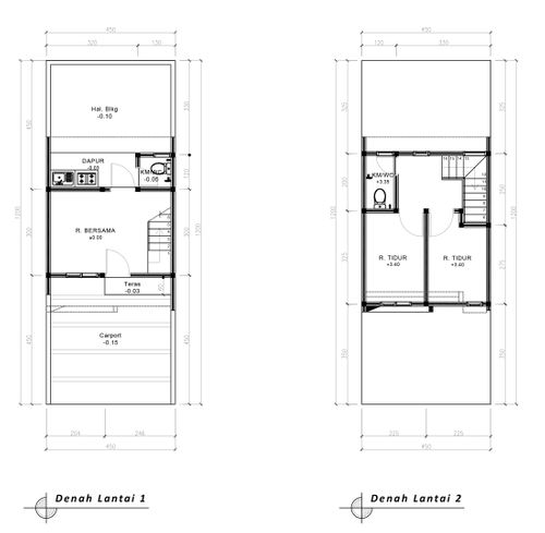 foto denah rumah tipe 39 Compact (392) perumahan G-Land Ciwastra Park