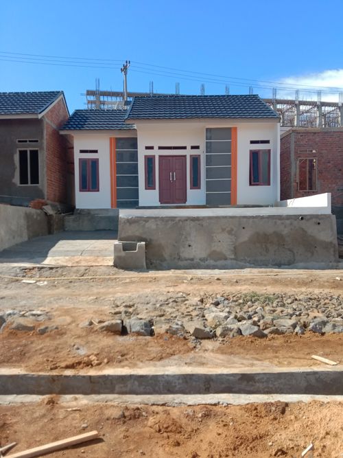 foto contoh rumah perumahan green permata residence