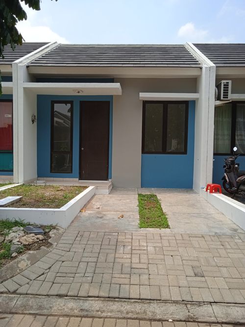 foto tampak rumah tipe Bougainvillea perumahan Puri Jaya 14