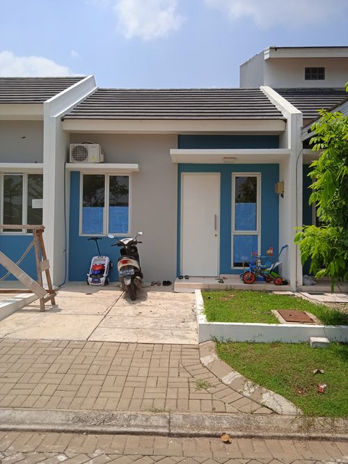 foto tampak rumah tipe GALLIUM perumahan PURI JAYA 9