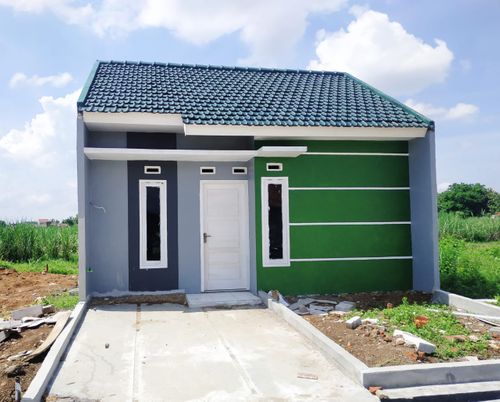 foto tampak rumah tipe 30/60 perumahan MUNA DARUSSALAM