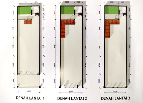 foto denah rumah tipe Shophouse perumahan Perumahan Argent Parc
