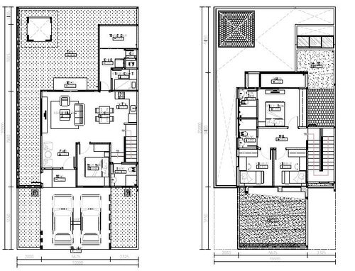 foto denah rumah tipe PRV IROKO 8X20 HOOK2 perumahan PERUMAHAN PODOMORO RIVER VIEW