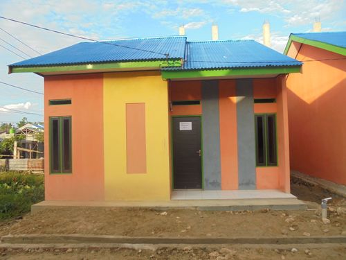 foto tampak rumah tipe Bumi Sakinah Permai VI perumahan Bumi Sakinah Permai VI