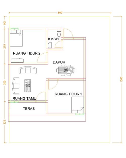 foto denah rumah tipe Bumi Sakinah Permai VI perumahan Bumi Sakinah Permai VI
