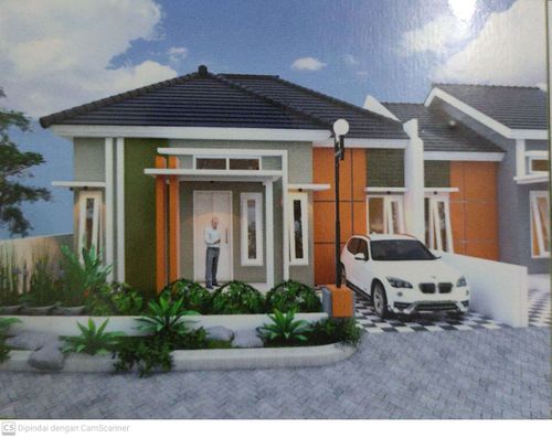 foto tampak rumah tipe 85 perumahan CITRA PURI DEMANGAN