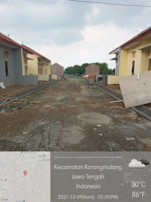 foto posisi tengah perumahan Griya Margorejo