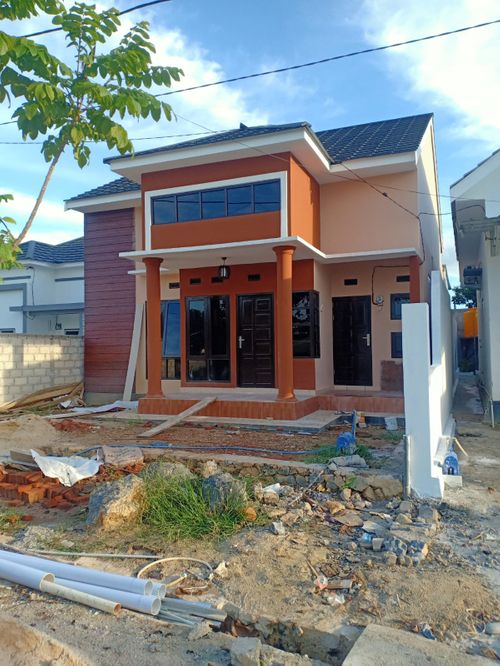 foto tampak rumah tipe INTANSARI II perumahan Komplek Kampoeng Shafwah Intansari