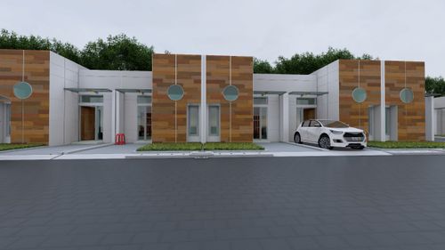 foto tampak rumah tipe King Persia Subsidi perumahan ISTANA KALIWATES RESIDENCE