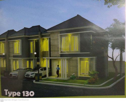 foto tampak rumah tipe 130 perumahan Perumahan CITRA PURI KENITEN 1 / Pengembangan