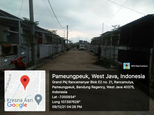 foto posisi tengah perumahan Grand PKJ Rancamanyar
