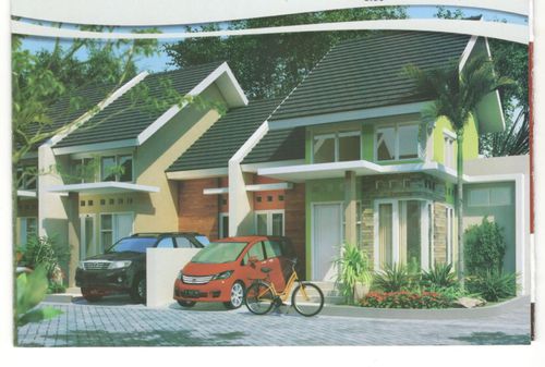 foto tampak rumah tipe 45/114 perumahan PERUMAHAN SAFIRA MANGESTI
