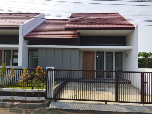 foto tampak rumah tipe 102/62 perumahan BUMI MAS KENCANA