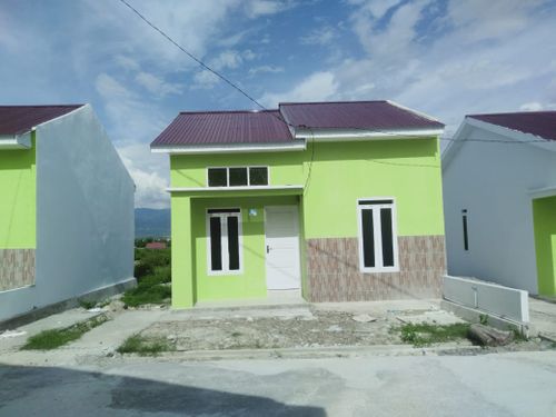foto tampak rumah tipe 36 perumahan GREEN TINGGEDE 2