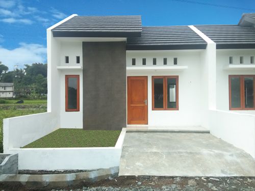 foto tampak rumah tipe 30 perumahan GRAHA KENCANA BATUJAJAR