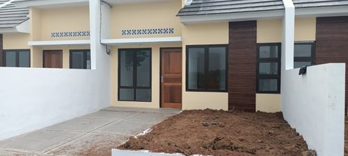 foto tampak rumah tipe 36/72 perumahan Cikarang Griya Pratama