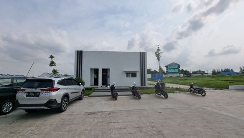 foto posisi tengah perumahan Graha Mirai