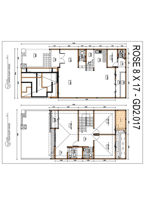 foto denah rumah tipe ROSE perumahan Bukit Golf Mediterania Cluster Garden House