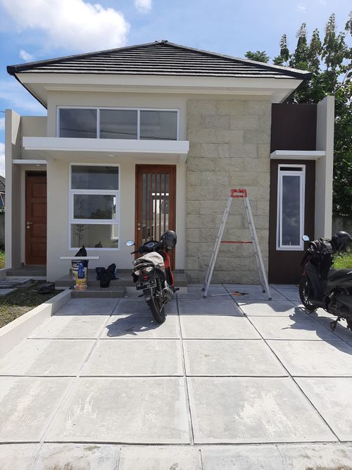 foto tampak rumah tipe 57 perumahan MUKTI BANGUNTAPAN RESIDENCE 2