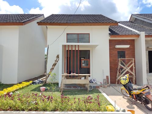 foto tampak rumah tipe 1 Lantai perumahan Green Flora