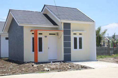 foto tampak rumah tipe 33/99 perumahan PESONA KAHURIPAN TAHAP 8