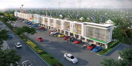 foto tampak rumah tipe Ruko Matoa A perumahan CitraIndah City