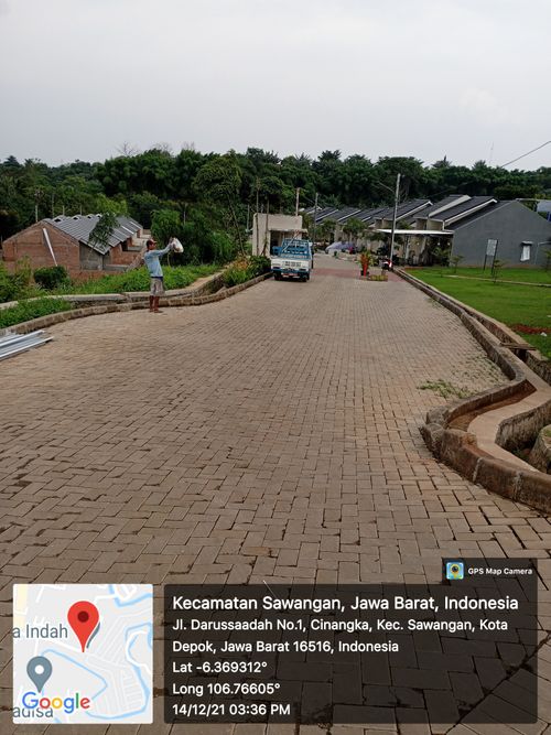 foto posisi tengah perumahan Bukit Permata Indah