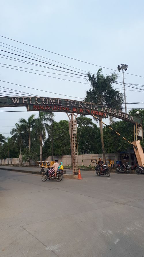 foto gerbang perumahan RUKO SUNTER NIAGA MAS