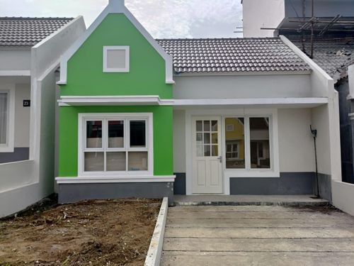 foto tampak rumah tipe AMALIA perumahan CITRALAND AMSTERDAM