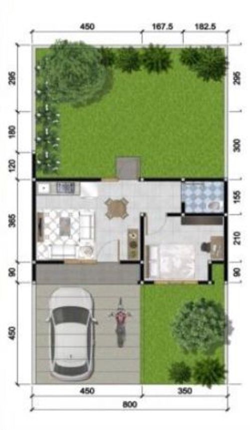foto denah rumah tipe AMALIA perumahan CITRALAND AMSTERDAM
