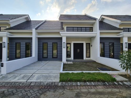 foto tampak rumah tipe 54 perumahan GARDENVIEW RESIDENCE