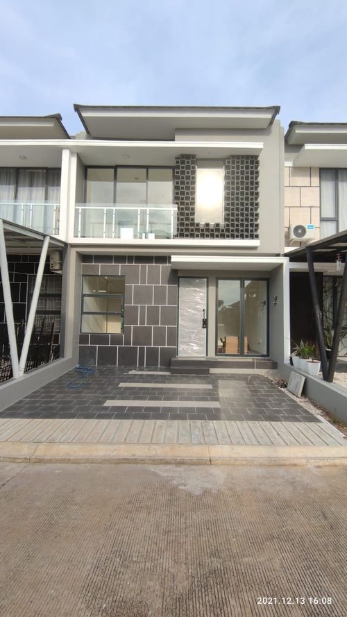foto tampak rumah tipe NEW EDELWEISS perumahan GOLDEN PARK 2