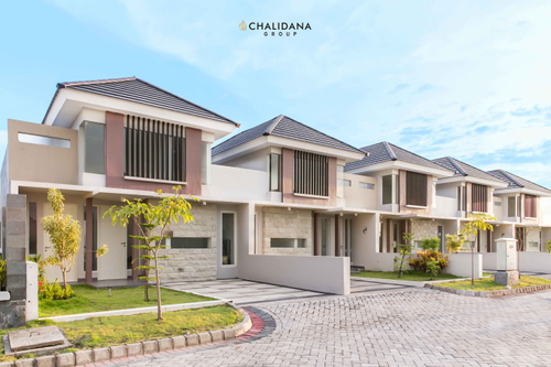 foto tampak rumah tipe SNOWDROP perumahan SAFIRA JUANDA RESORT