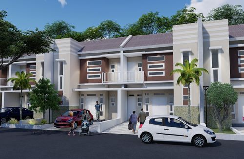 foto tampak rumah tipe 100 perumahan Grand .S toddopuli