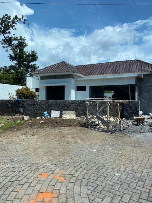 foto tampak rumah tipe 76/207 (E19) perumahan Greenland at Tidar