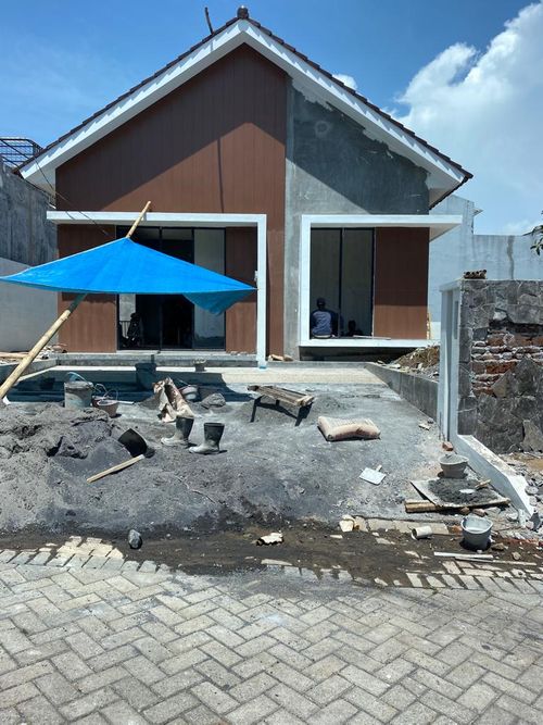 foto tampak rumah tipe 66/279(B14) perumahan Greenland at Tidar