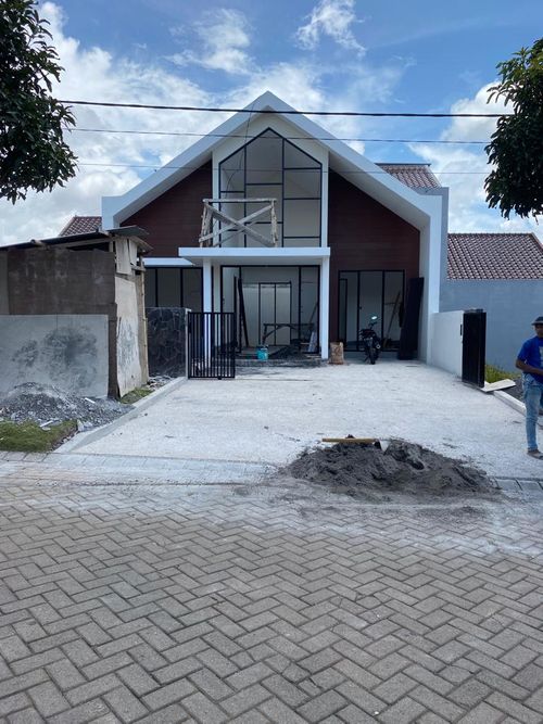 foto tampak rumah tipe 64/112 (AP03a) perumahan Greenland at Tidar