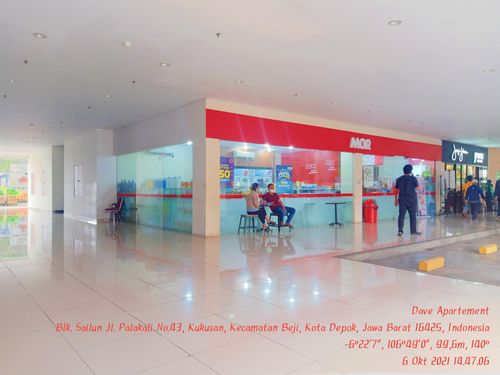 foto posisi tengah perumahan DAVE APARTEMEN