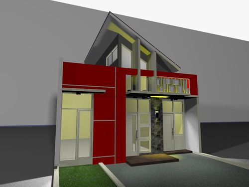 foto tampak rumah tipe BARCELONA perumahan Grand City The Extension