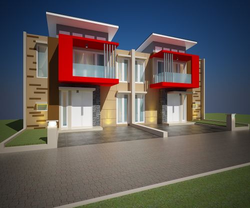 foto tampak rumah tipe ESPANYOLA perumahan Grand City The Extension