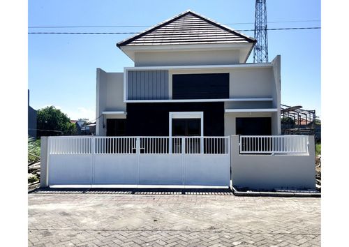 foto tampak rumah tipe A2 perumahan SUN FLOWER JUANDA