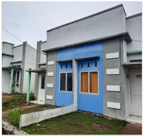 foto tampak rumah tipe RST 36/84 Blok F perumahan Perumnas Baru Bumi Tanjung Permai 2
