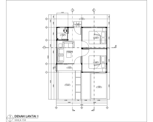 foto denah rumah tipe T.28/72 perumahan BUKIT RESIDENCE