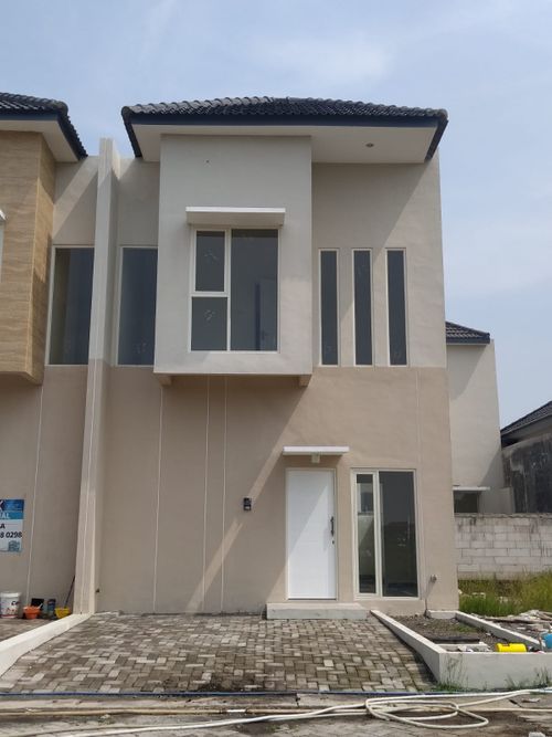 foto tampak rumah tipe 49 perumahan Newtown Park
