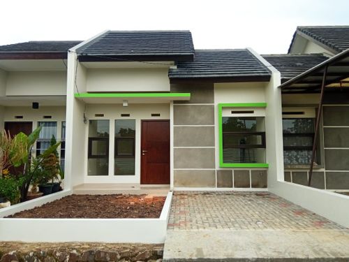 foto tampak rumah tipe 27 perumahan SUKASARI REGENCY