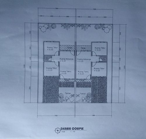 foto denah rumah tipe 36 perumahan BITARA GRIYA PAMMASE LAMADDUKKELLENG