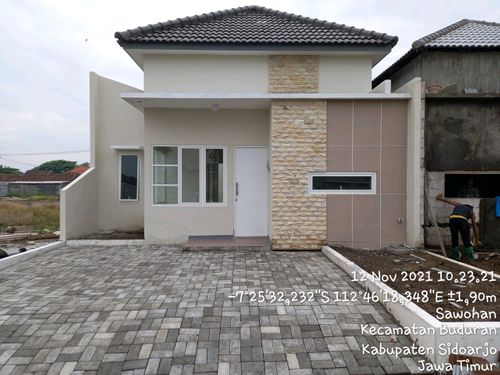 foto tampak rumah tipe 65 perumahan Newtown Park