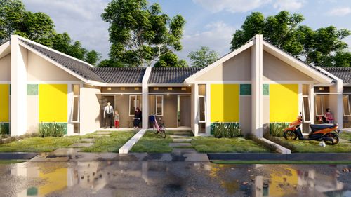 foto tampak rumah tipe Subsidi perumahan Mulia Land Kuningan