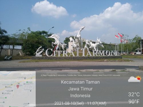 foto gerbang perumahan CITRAHARMONI - CLUSTER HCC