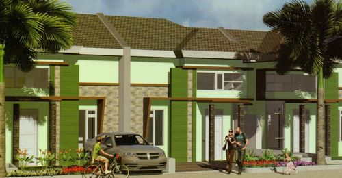 foto tampak rumah tipe 51/98 perumahan ILMA D'MANSION